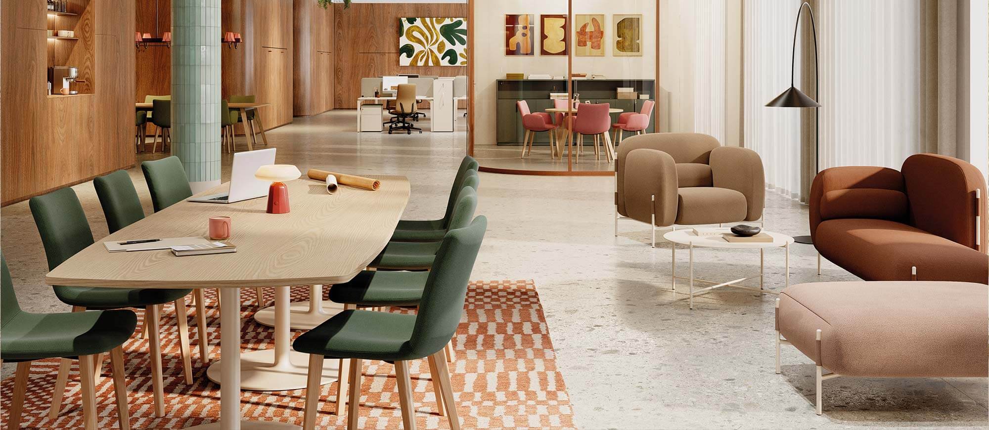 Table de réunion tonneau Chill Harmony